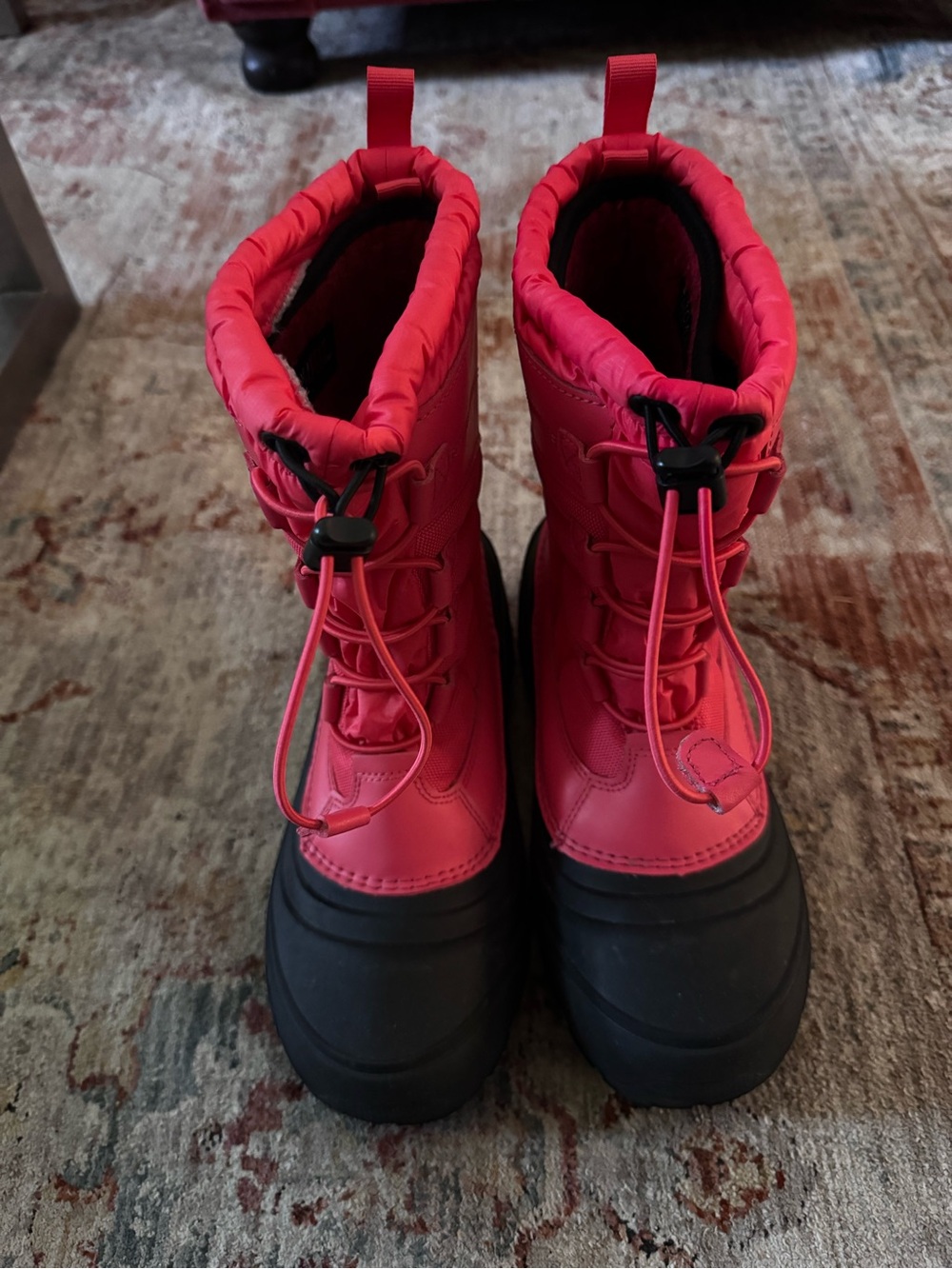 The North Face Kids Pink and Black Waterproof Snow Boots